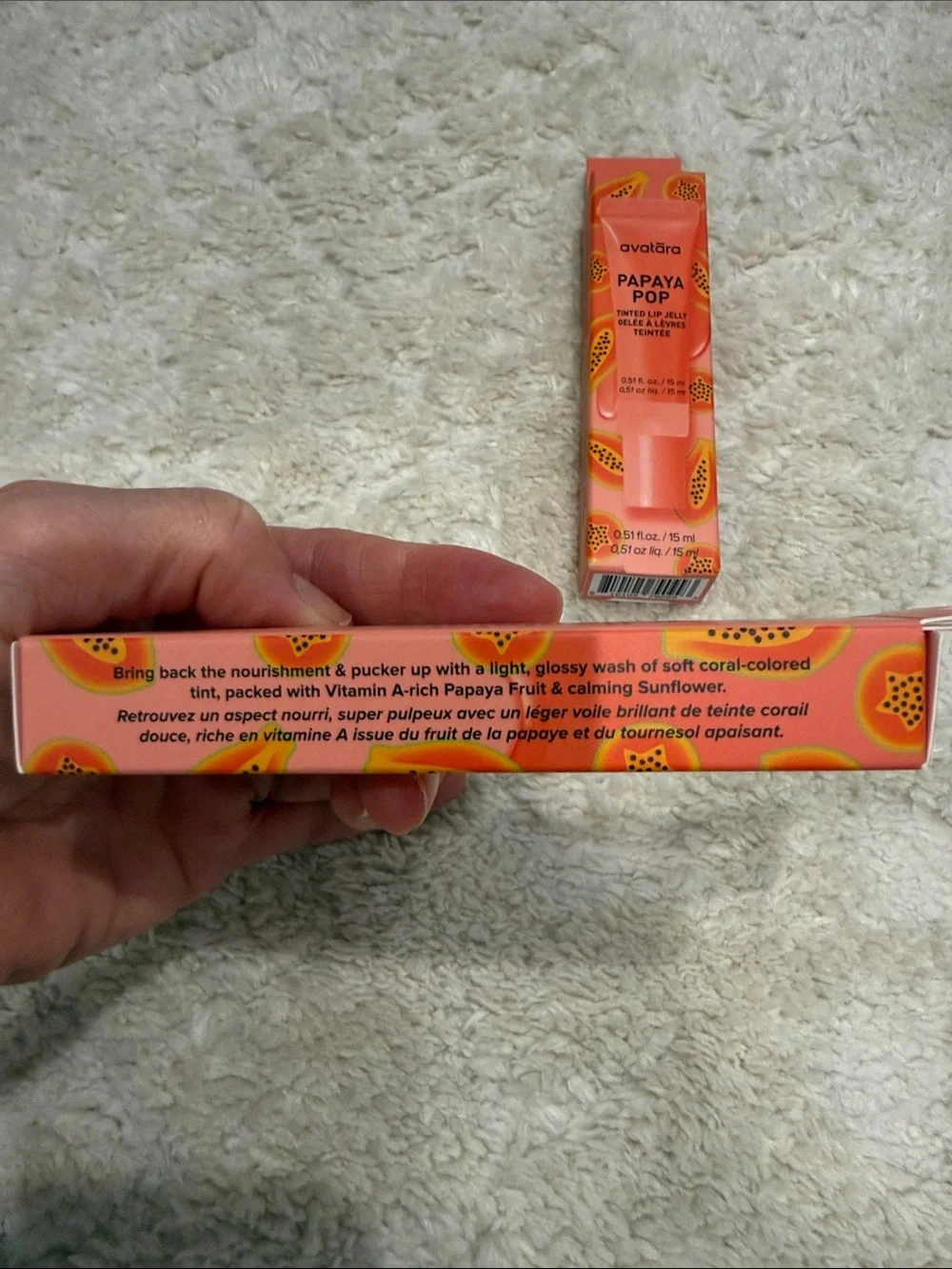 Papaya Pop Tinted Lip Jelly – Coral Orange